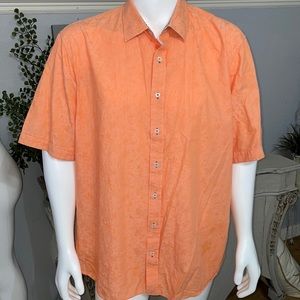 Robert Graham Orange Casual Button Down Shirt